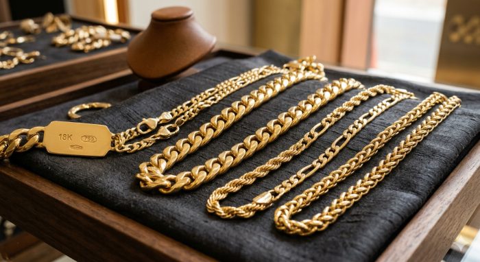 CHAÎNE EN OR 18 CARATS