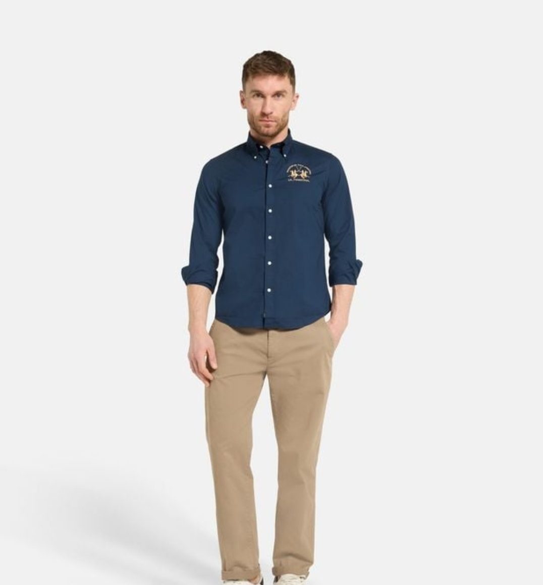 Chemise manches longues — Marine